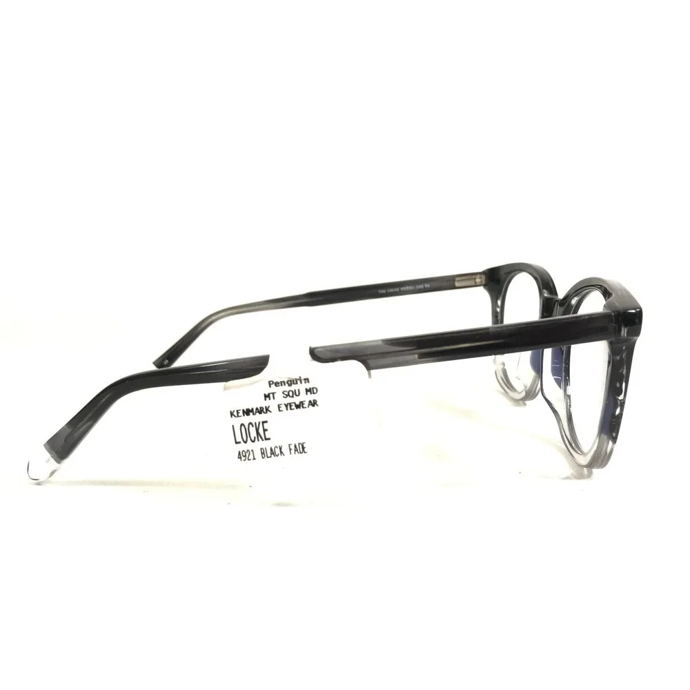 Penguin Eyeglasses Frames THE LOCKE RK Black Gray Arnel Johnny Depp 49-21-140